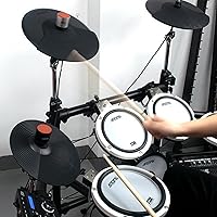 Vista 3 de Aestivate Mini tambor de silencio tambor pequeño tambor de práctica con soporte de ventosa Kit de práctica de tambor de ajuste de ángulo de 180 °