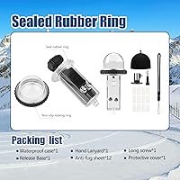 Vista 7 de Osmo Pocket 3 - Funda de buceo subacuática de 131 pies, compatible con DJI Osmo Pocket 3, accesorios impermeables