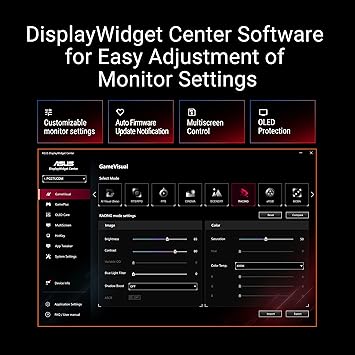 ASUS ROG Swift 27 4K QD-OLED Gaming Monitor (PG27UCDM) - 240Hz, 0.03ms, Custom Heatsink, Neo Proximity Sensor, G-SYNC Compatible, 99% DCI-P3, True 10-bit color, DisplayPort 2.1a UHBR20,