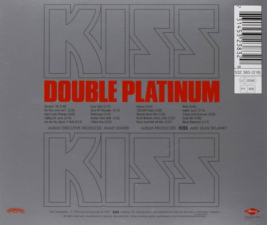 Double Platinum: Kiss, Kiss, Ace Frehley, Gene Simmons, Paul