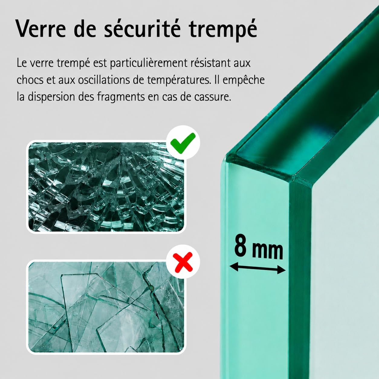 Schulte paroi douche italienne 120x200 aspect chromé réversible verre 8mm