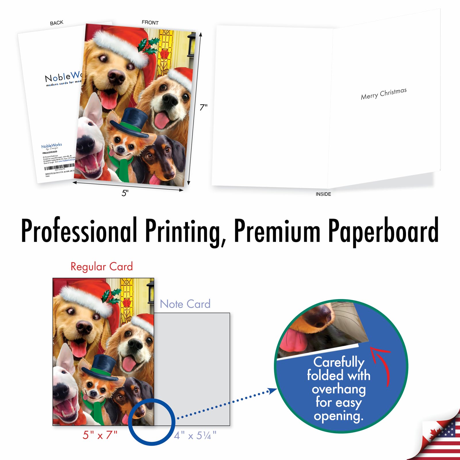 Feliz Navidad a Zoo Navidad humor Tarjeta, color 12 Christmas Card Pack (SKU:B6652GXSG) 12 Christmas Card Pack (SKU:B6652GXSG)