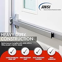 Vista 3 de Dispositivo de salida de pánico de barra de empuje de aluminio