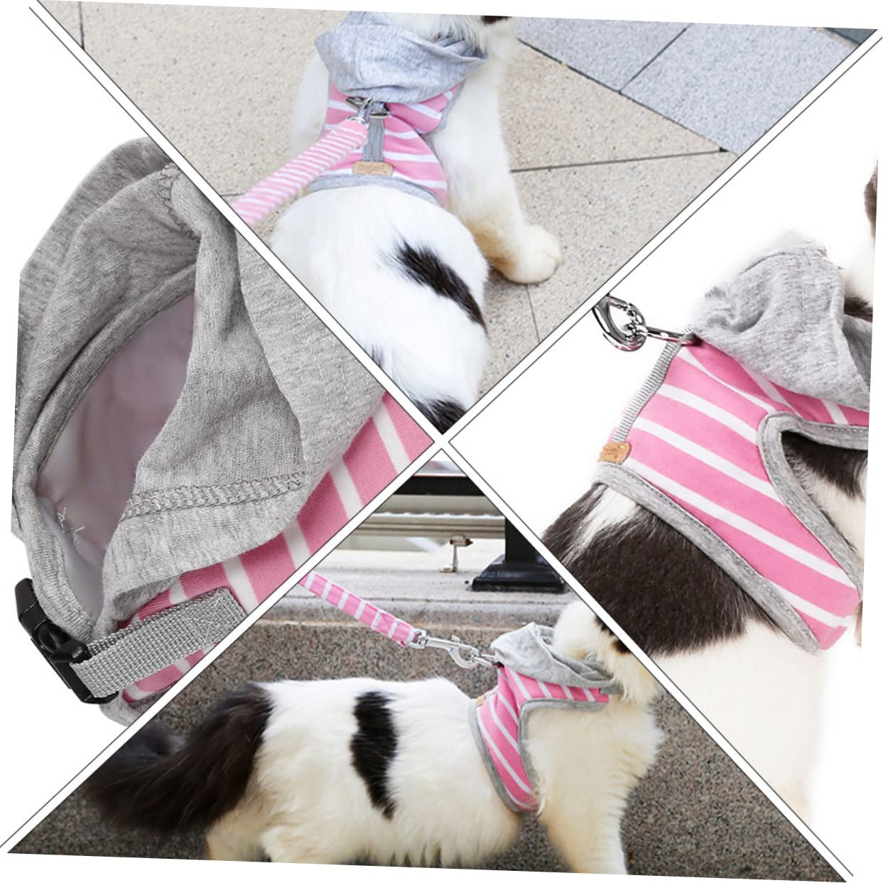 FRCOLOR 3stücke Katzen Geschirr Mit Leine No-Pull Weste Für Outdoor-aktivitäten Komfortabel Und Sicher Für Katzen Für Und Abenteuer