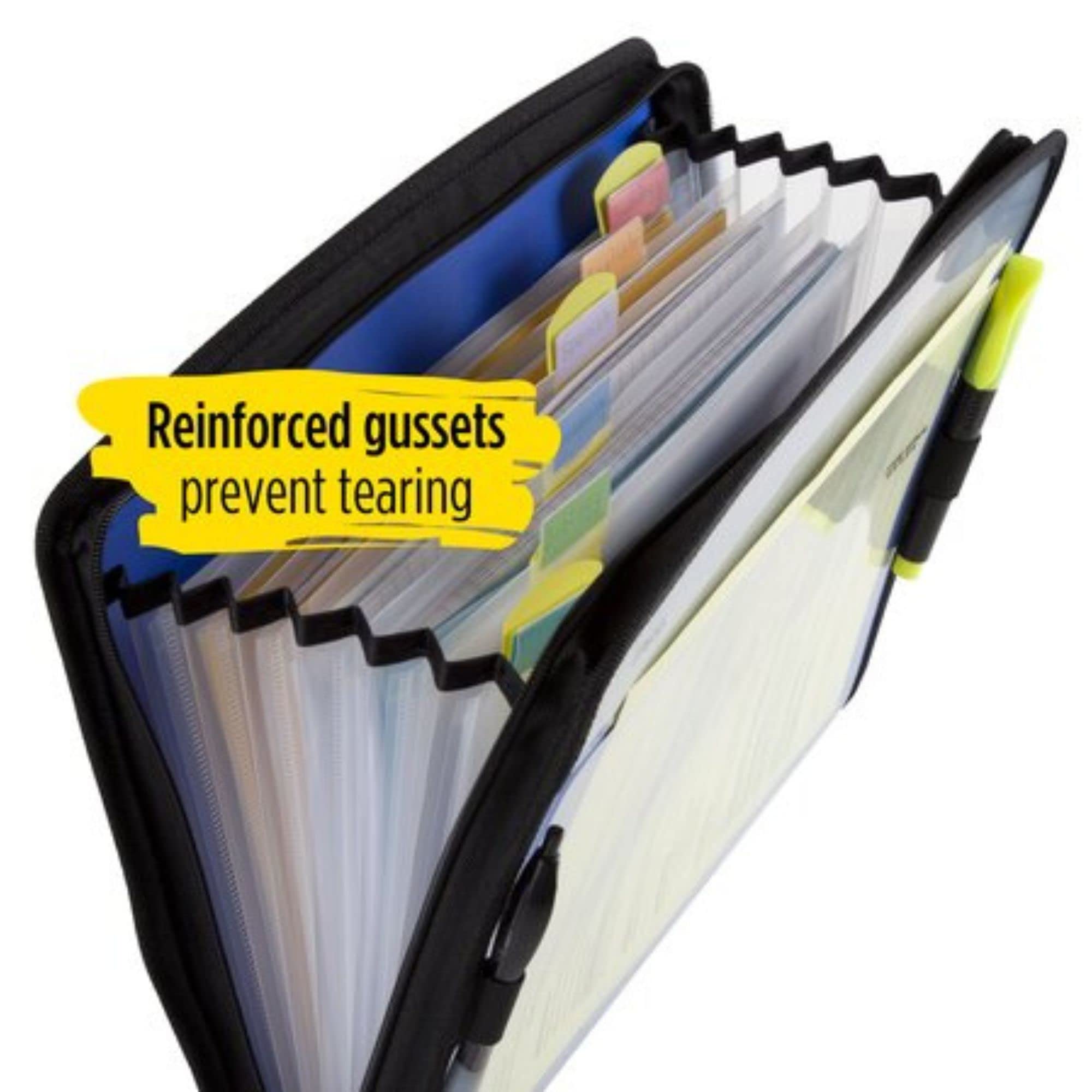Amazon.com : Five Star 7 Pocket Expanding File Organizer, Plastic