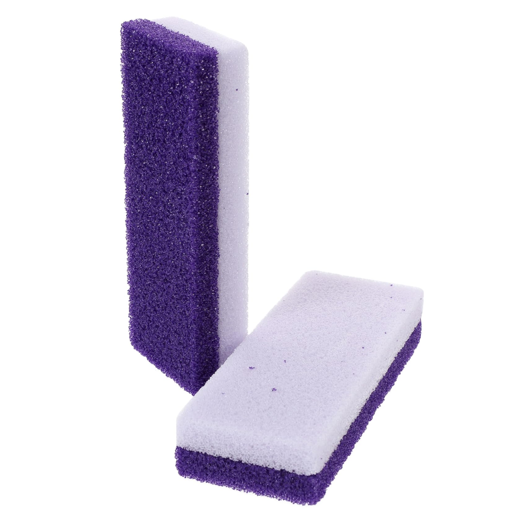 SOESFOUFU Foot Pumice Stone Set Remove Foot Scrub for Pedicure Purple Pedicure Tool