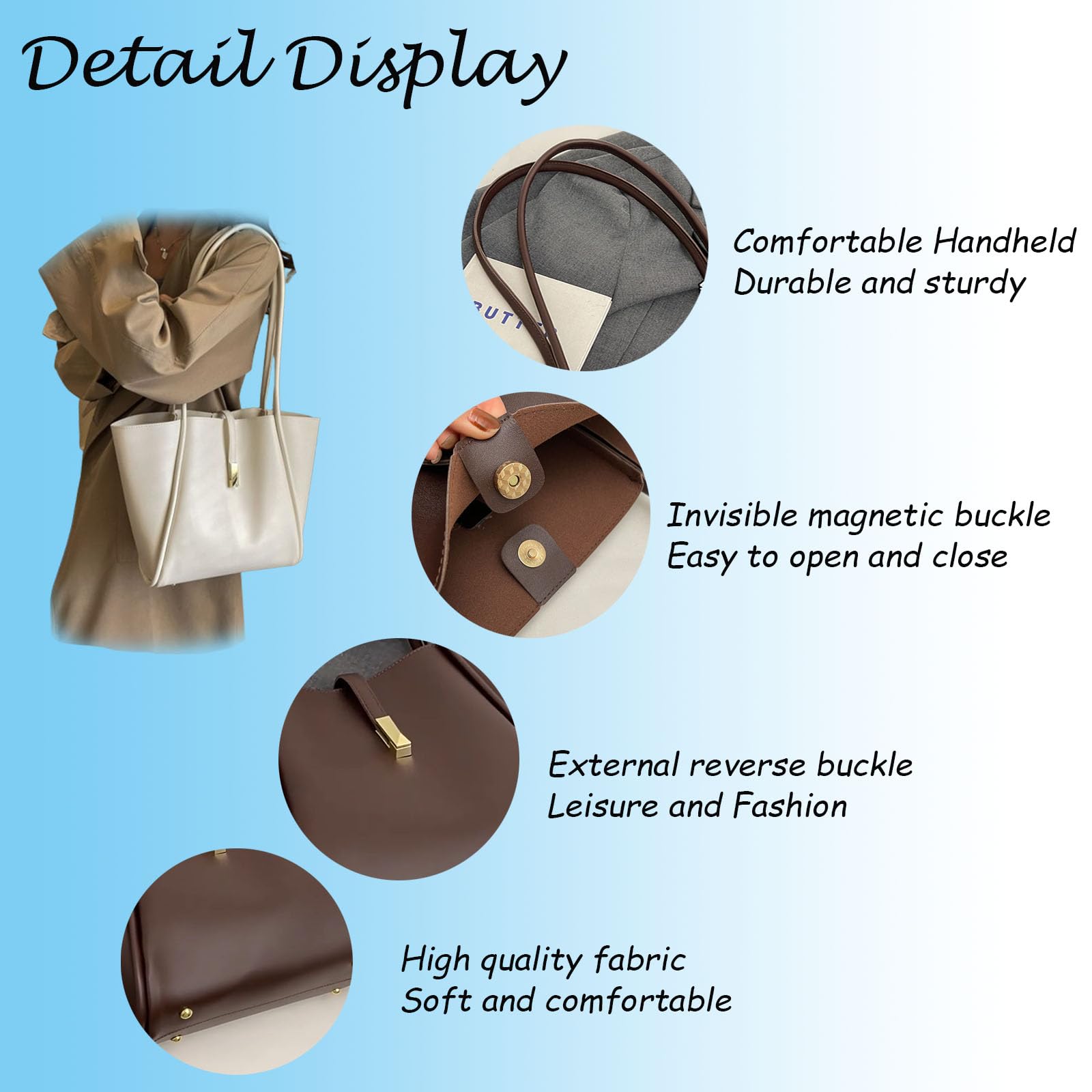Bolsos de trabajo de moda para mujeres, bolsos de trabajo para mujeres ligeras, bolsos de computadora impermeables y otras bolsas de almacenamiento