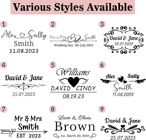 Miniatura 9 de Juego de cuchillos y servidores grabados para tartas de boda, utensilios personalizados para cortar pasteles para novia, novio, cortador