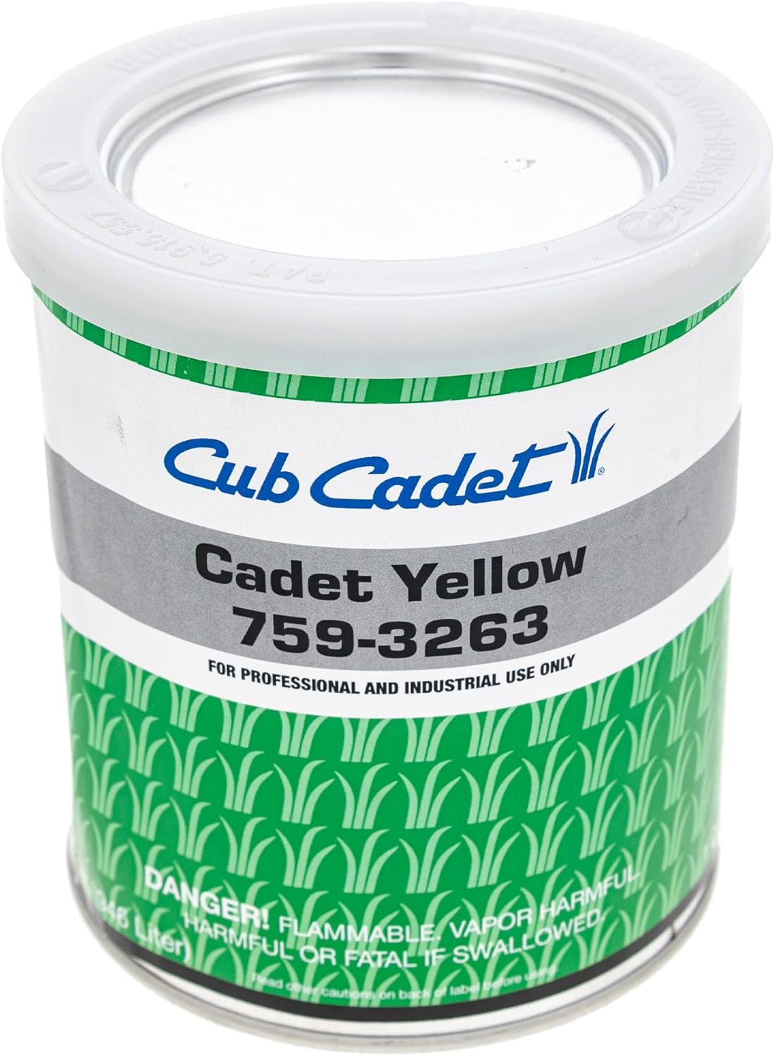 CUB CADET 759-3263 Yellow Semi Gloss Paint 1 Quart for IH-991084-R2 IH-991007-R3