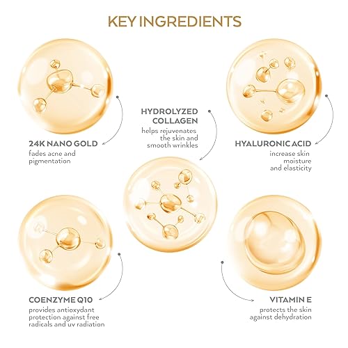 Miniatura 4 de WONDER FAMILY 24K Gold Sheet Mask for Men & Women - Moisturizing Collagen Face Mask Set & Hydrating Face Masks Skin Care - Korean Beauty Skin Care