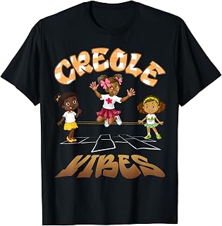 Fun Creole Day/Jounen Kweyol 2022 Madras Design For Girls T-Shirt