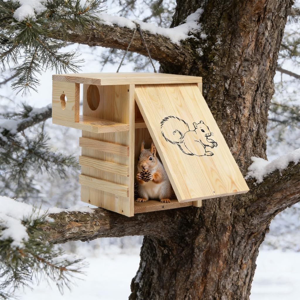 Timber Home incluye revestimiento seguro adecuado para la vida silvestre