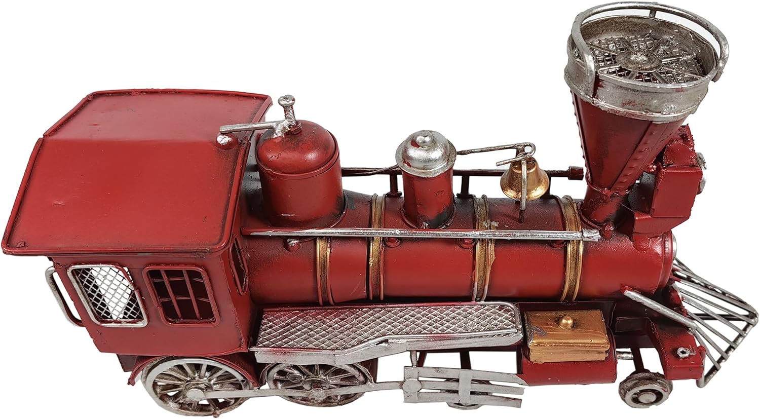 YCHTEWY-Metal Model Locomotive Classic Locomotive Collectible Model Train Classic Home Decor, Metal Locomotive Christmas Decor ，Unique of VintageTable Top Decor. (D)
