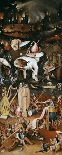 Posterazzi Garden Of Earthly Delights c.1505 Hieronymus Bosch (ca.1450-1516 Netherlandish) Museo del Prado Madrid España Poster Print, (18 x 24)