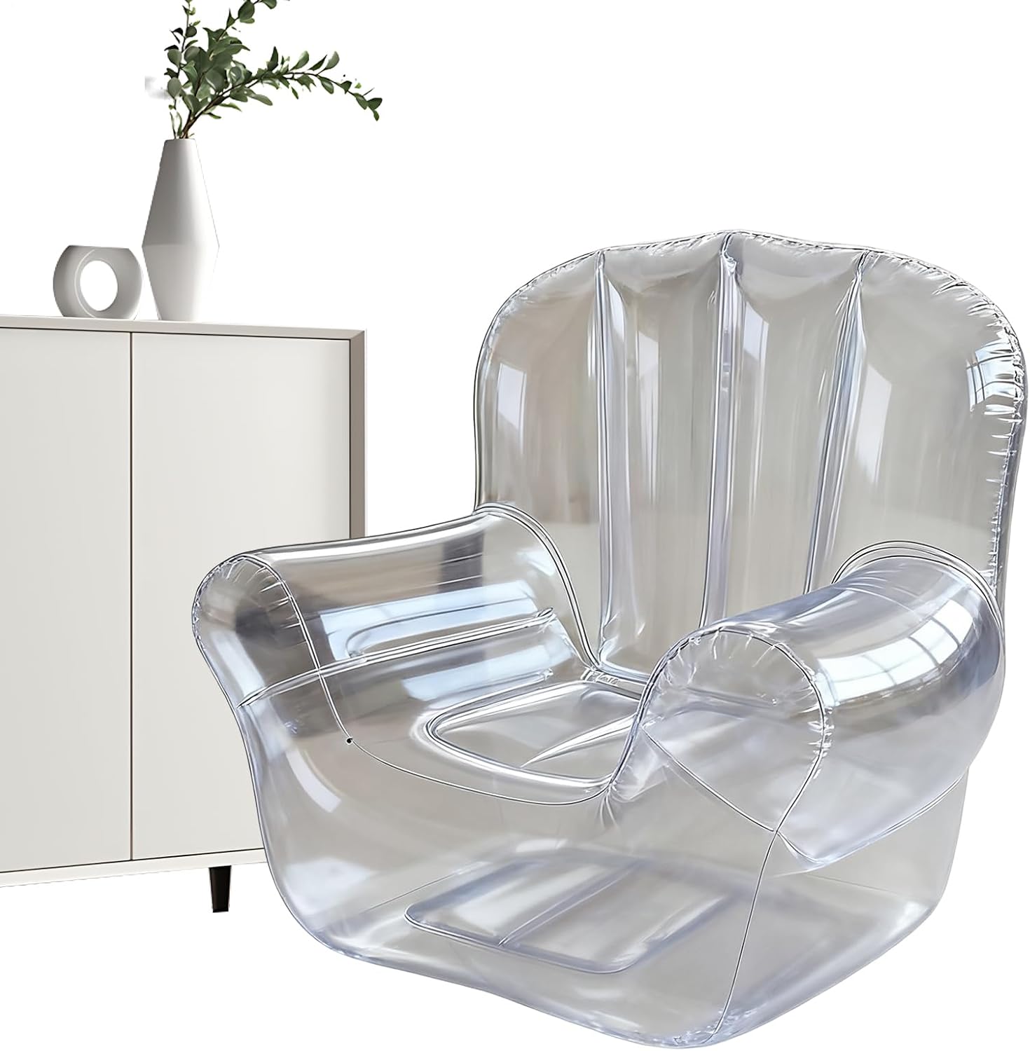 大人用のインフレータブルチェア インフレータブルソファ ブローアップチェア,屋外用エアクッションソファ チェア | 屋外や室内でリラ