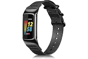 Fintie Nylon Bands Compatible with Fitbit Charge 6/5