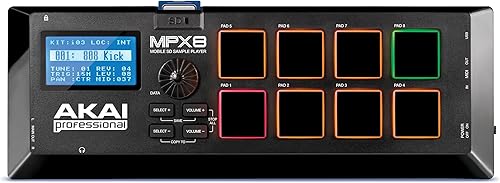 Miniatura 9 de Mezclador y reproductor de sonidos con ranura para tarjeta SD MPX16 de Akai Professional