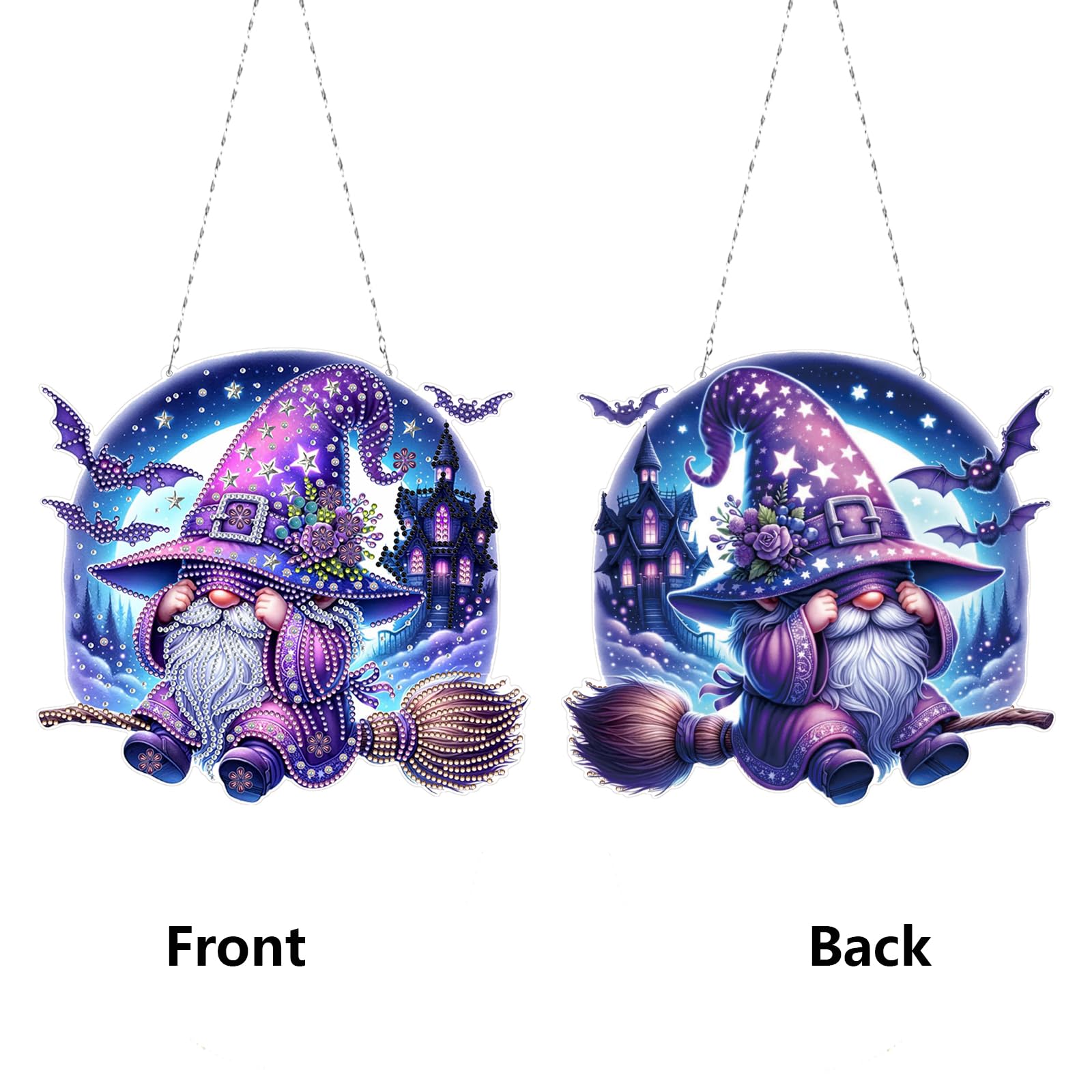 Amiiba Diamond Painting Hanging Kits Halloween Witch - Image 4
