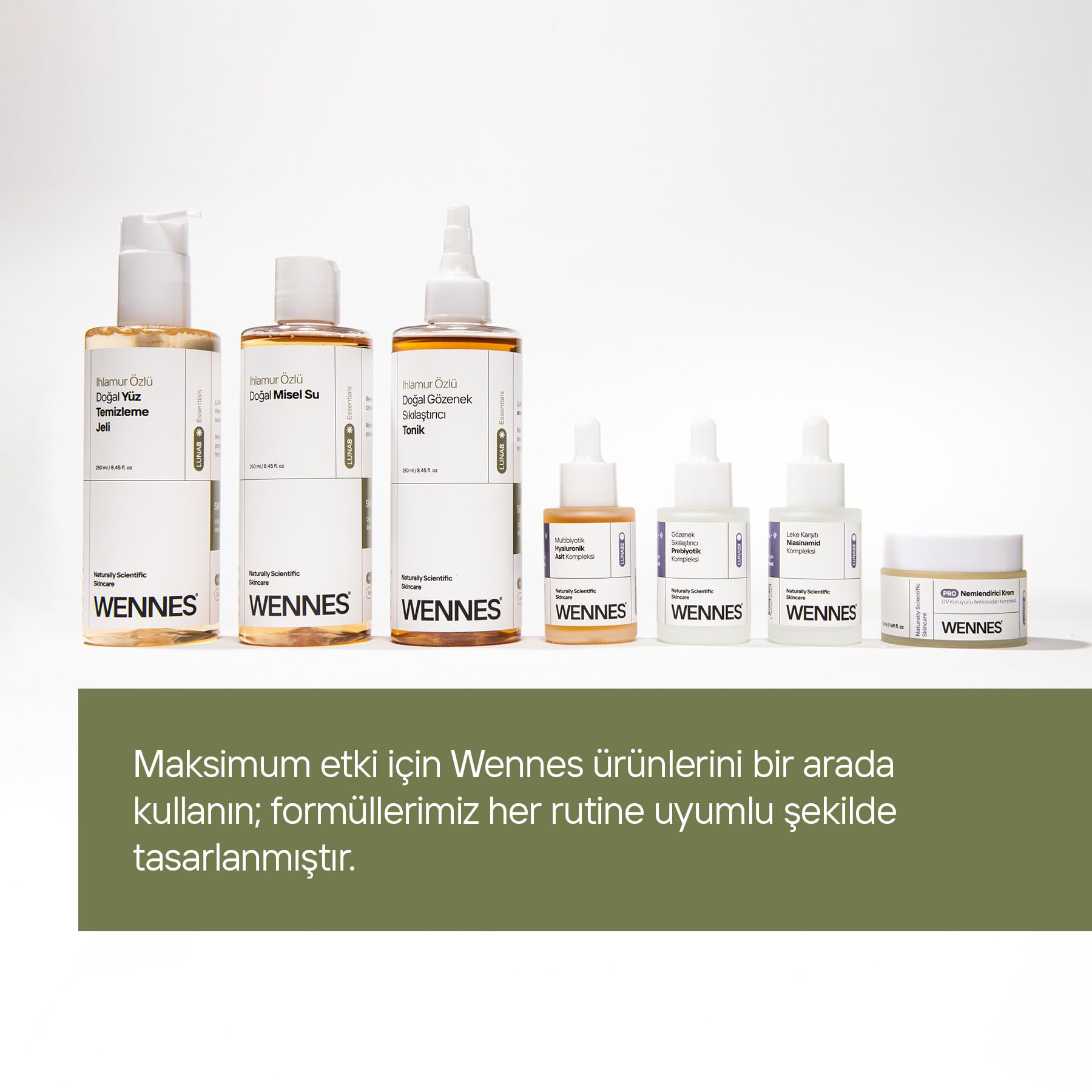 UV PRO Koruma SPF 50+ Nemlendirici Güneş Kremi | Anti-Aging Destekli, B5 + Aloe ve Ihlamur Özü – Luna8