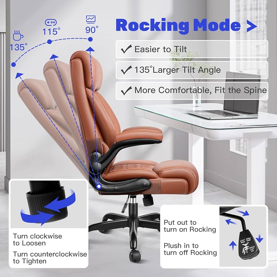 BestGlory オフィスチェア デスクチェア Amazon.com: BestGlory Office Chair Flip Up Arms, Executive