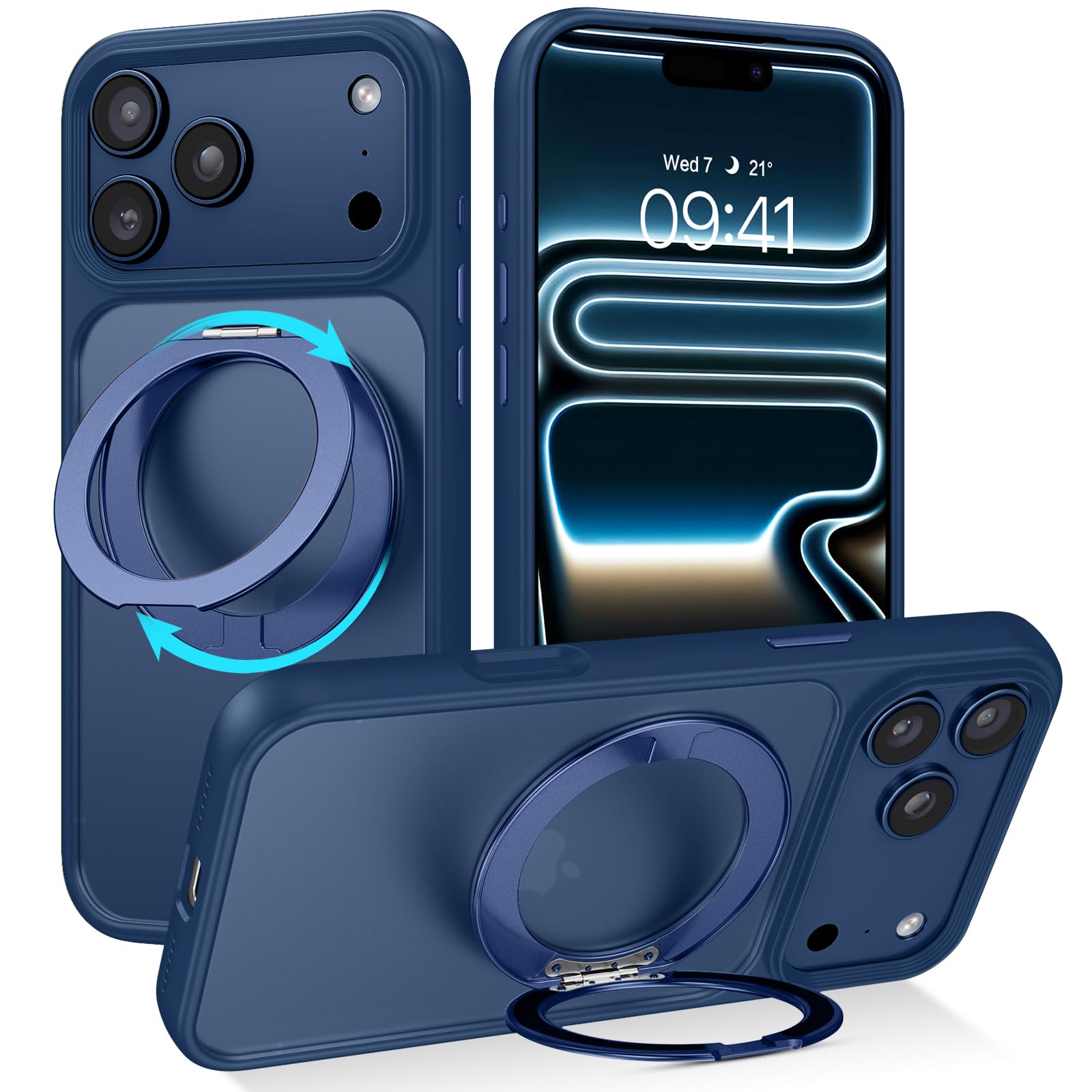 Coque iPhone 17 Pro Max MagSafe résolvant les chutes avec son anneau antichoc 360 - 8