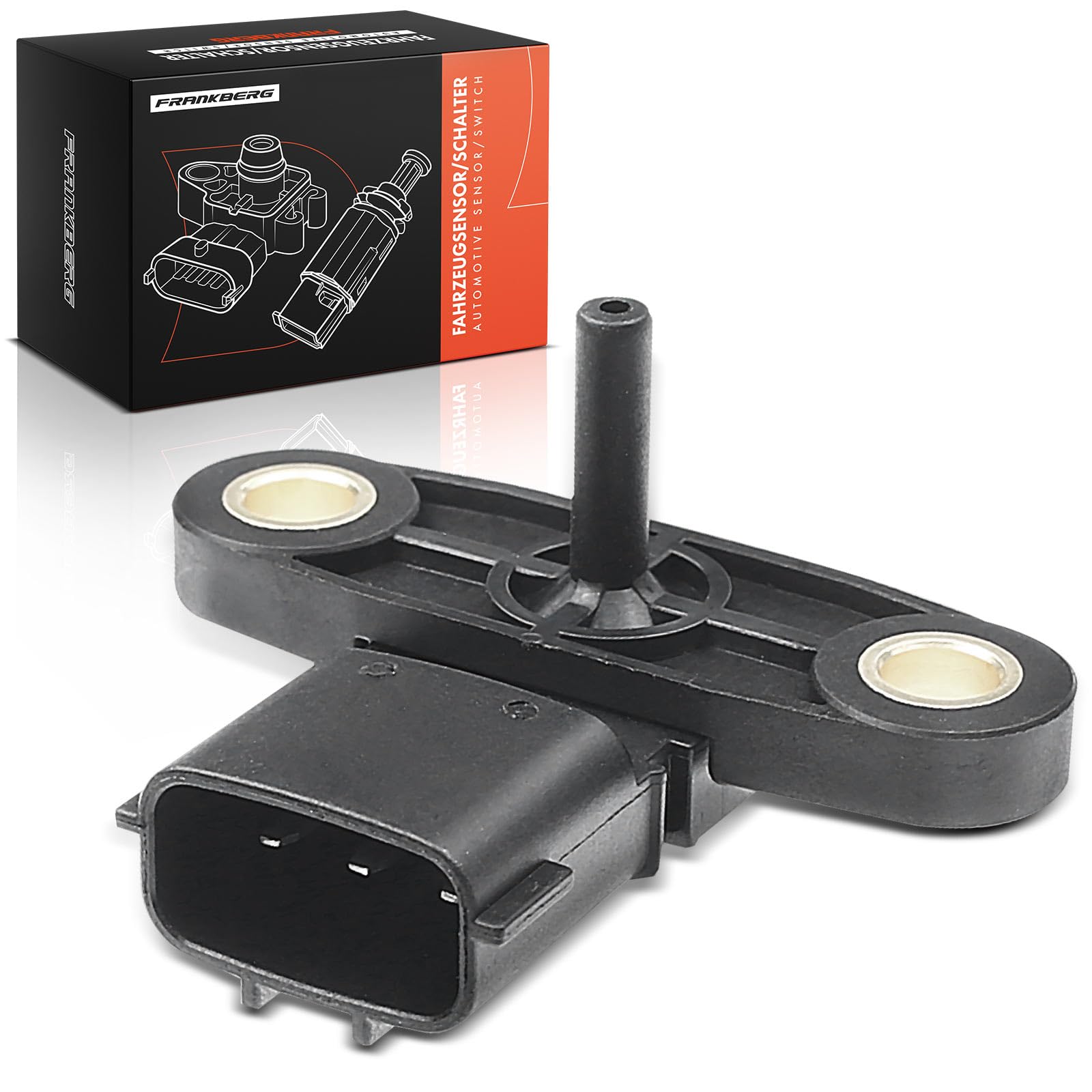 Frankberg Sensore pressione differenziale Pressione gas di scarico Compatibile con Pathfindel III R51 NP300 Navara D40 NP300 Navara Pianale/Telaio D40 Replace# 5WK96900,22365EB30A