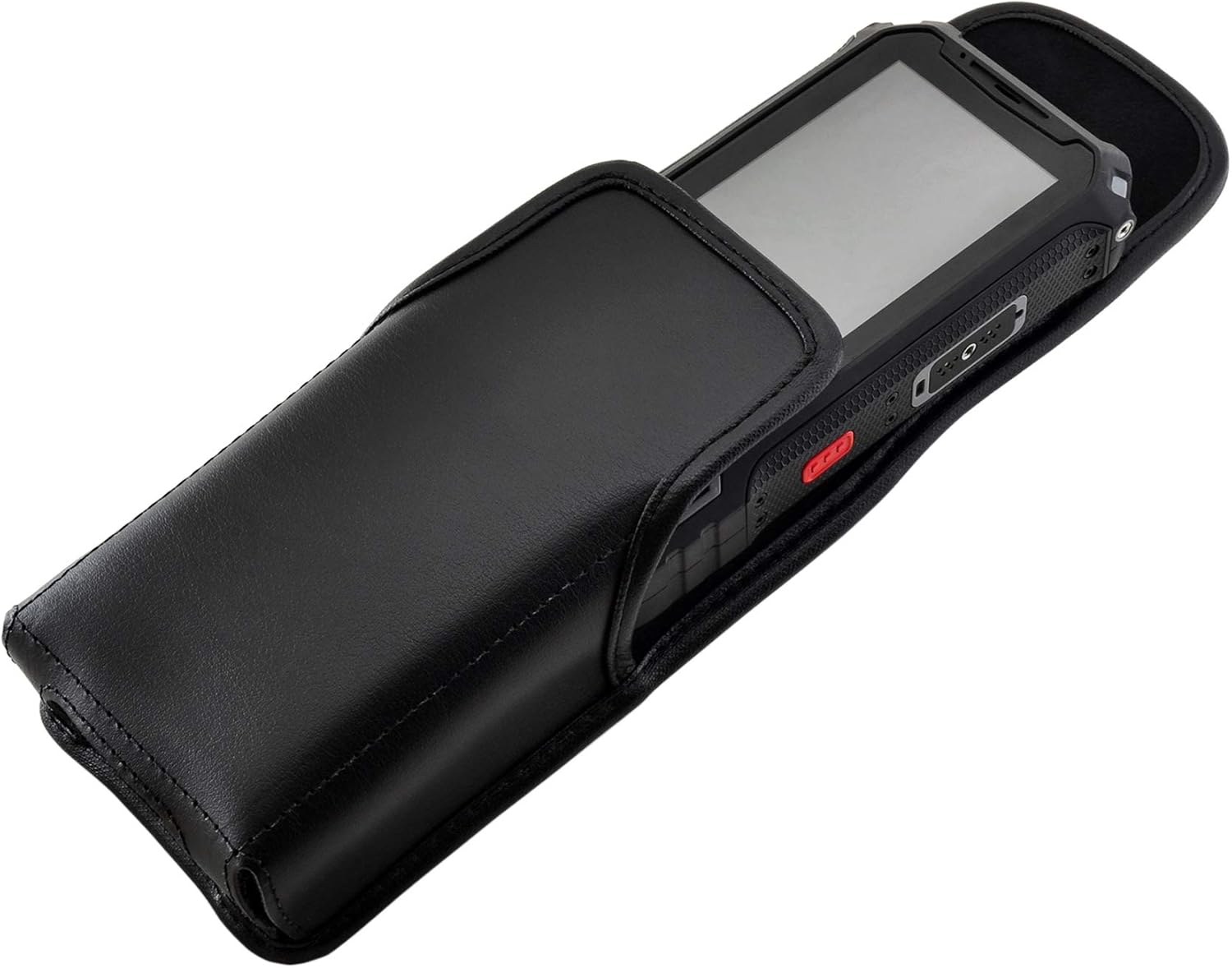 Turtleback Sonim XP5s Certified C1D2 is Non-Incendive Holster Pouch, Vertical Black Leather with Belt Loop & Magnetic Closure for Sonim XP5s C1D2 is Phone,