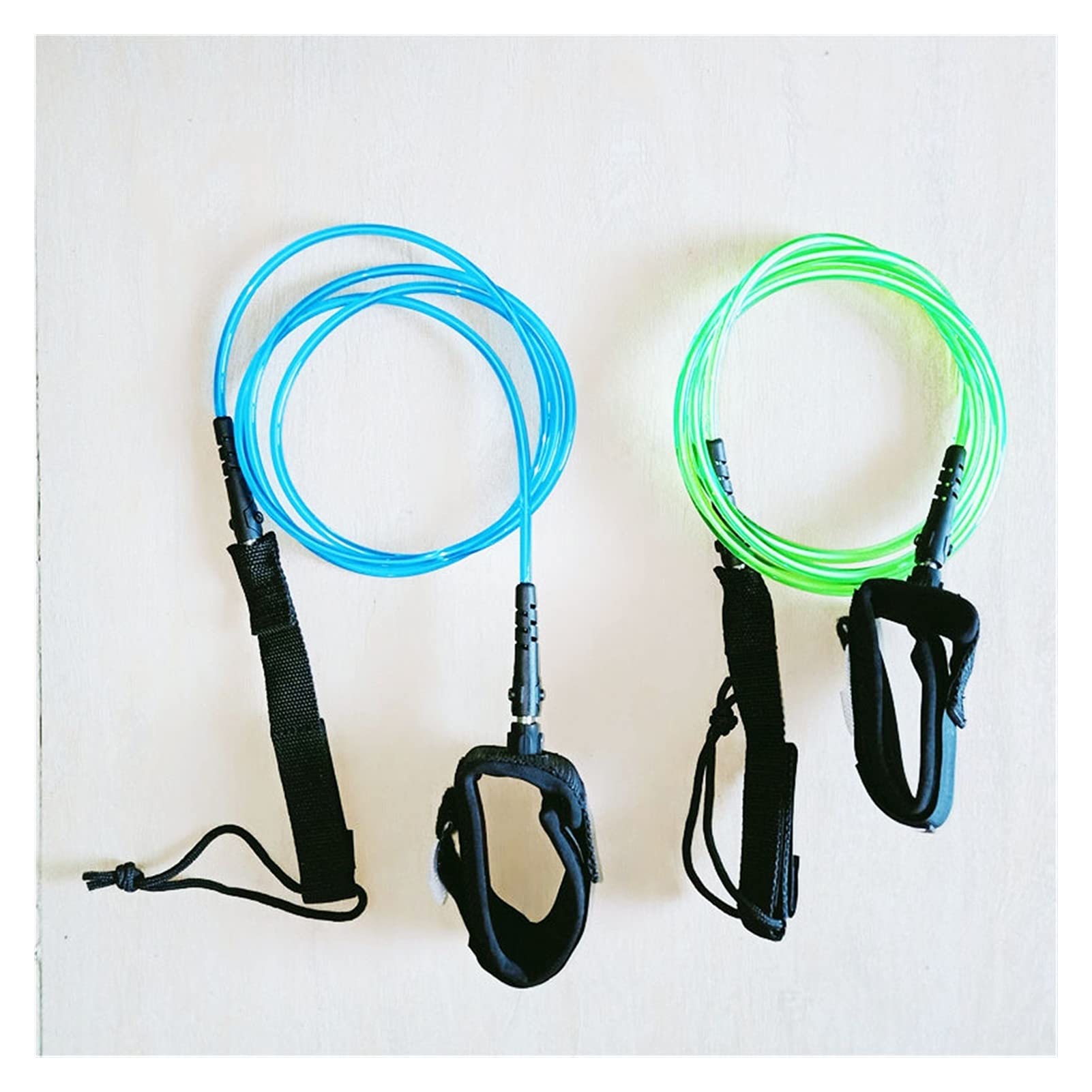 Surf Leine 6 Fuß Surfbrettleine TPU Doppelschwimmer Gerade Bein Seil Wasser Sport SUP SUP SUP SURF Leine Surfen Paddel Board SUP Leash. (Color : Black)