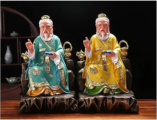 Vista 5 de Escultura de mesa, escultura de Buda, figura de Dios Medicina, Rey Buda, Estatua de Buda estilo chino, decoración de oficina, decoración de mesa