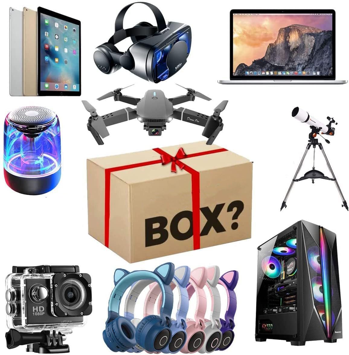 Elektronik-Set 5-20 Teile - PC & Multimedia Zubehör Als Explosionsbox Geschenkidee