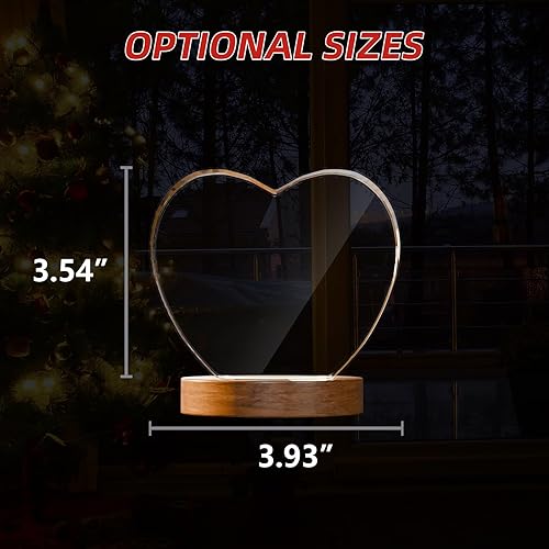 Miniatura 5 de Artmosphere Foto de cristal 3D, regalos personalizados para mujeres, esposa, hombres, mamá, padre, ella, él, papá, abuelo, gran regalo personalizado