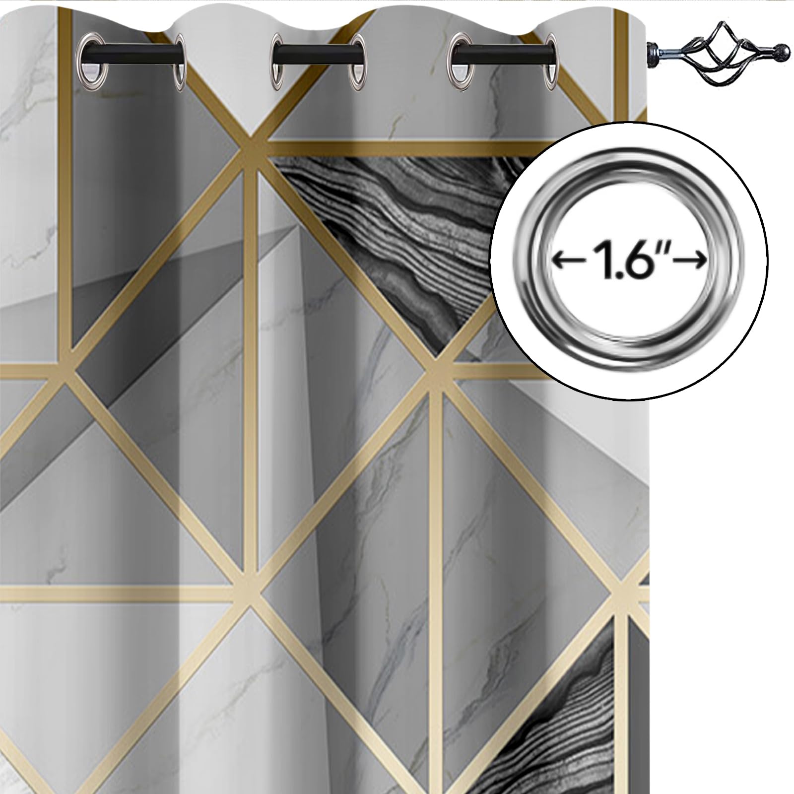 Tende Oscuranti Con Stampa 3D Campo Da Calcio - Per Camera Dei Bambini, Soggiorno E Cucina - Foto 5