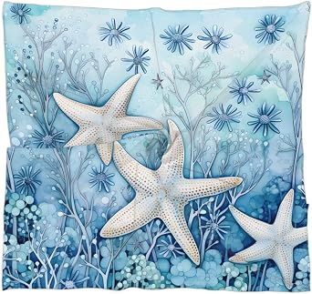 Silk Scarf for Women, Undersea Dolphins Breathable Hair Scarf, Square Neckerchief