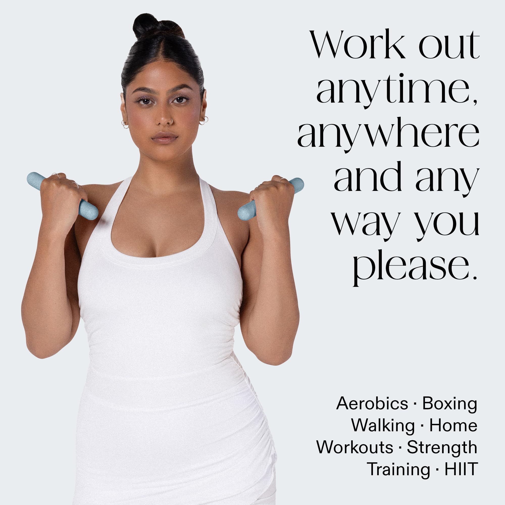 Bala Bars Hantelset für Damen & Herren - Set mit 2 Stangen für Walking, Krafttraining, HIIT, Boxen & Aerobic - Handgewichte für das Training zu Hause