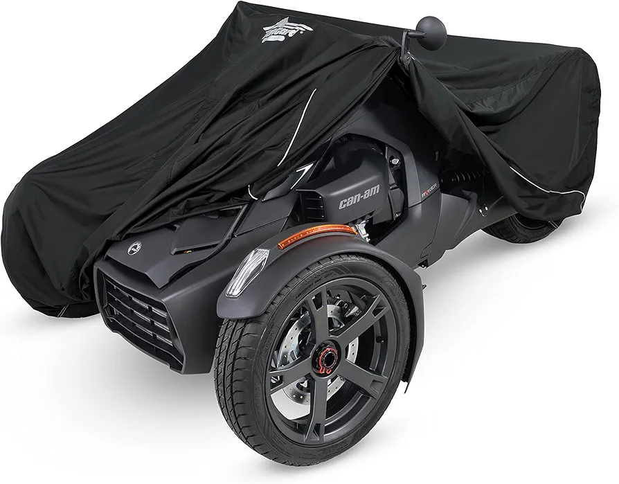 UltraGard (4-474BK) Can-Am Ryker Cover Protection intégrale pour Pare-Brise, Anti-poussière, saleté, Pluie, Rayons du Soleil (Noir/Gris Anthracite)