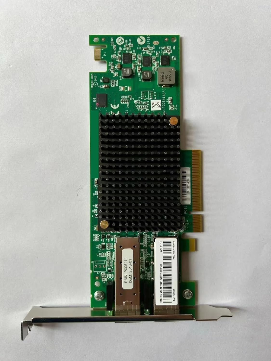 10GB 2 Dual Port OCE11102 SFP+ PCI-e Network Adapter Card P005414 for IBM Server Win 8/9/10(High Profile Bracket)