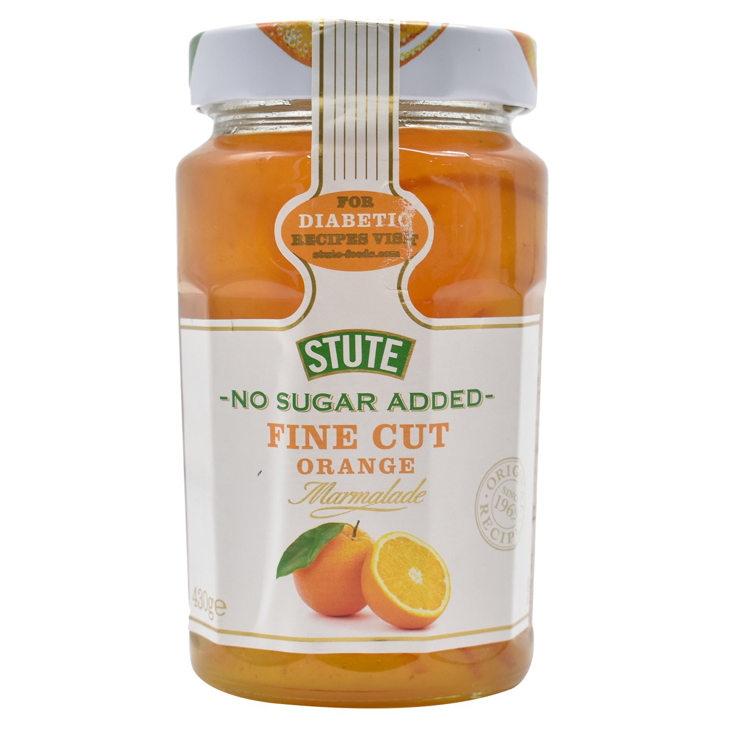 Stute Foods - Diabetic Range - Fine Cut Orange Marmalade - 430g