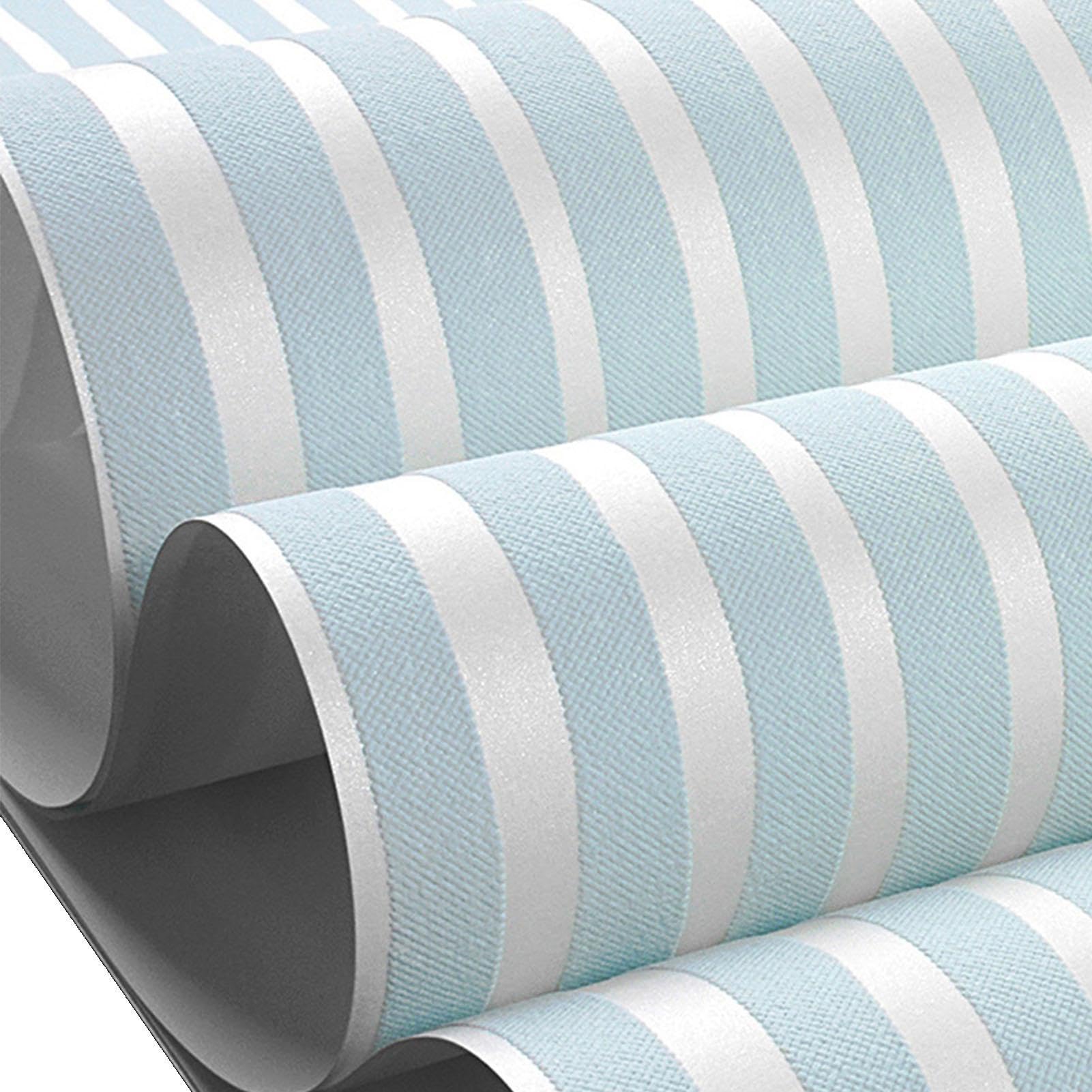 Papel pintado a rayas autoadhesivo de vellón: cambia el estilo de tu salón