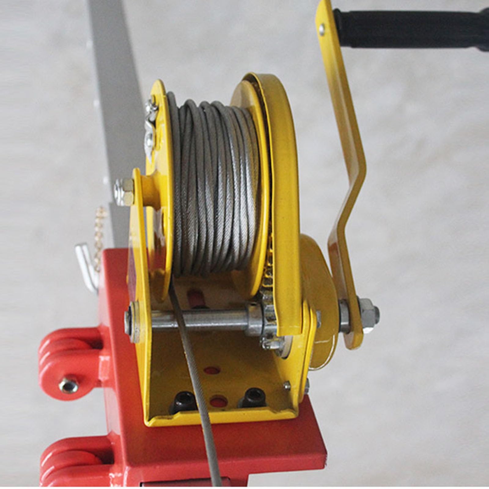 Trípode de Rescate Trípode Para Espacios Confinados Con Cabrestante De Rescate Y Protector Contra Caídas, Kit De Trípode De Rescate Para Pozos Profundos, Alcantarillas Y Pozos De Acceso(1800LBS Winch)