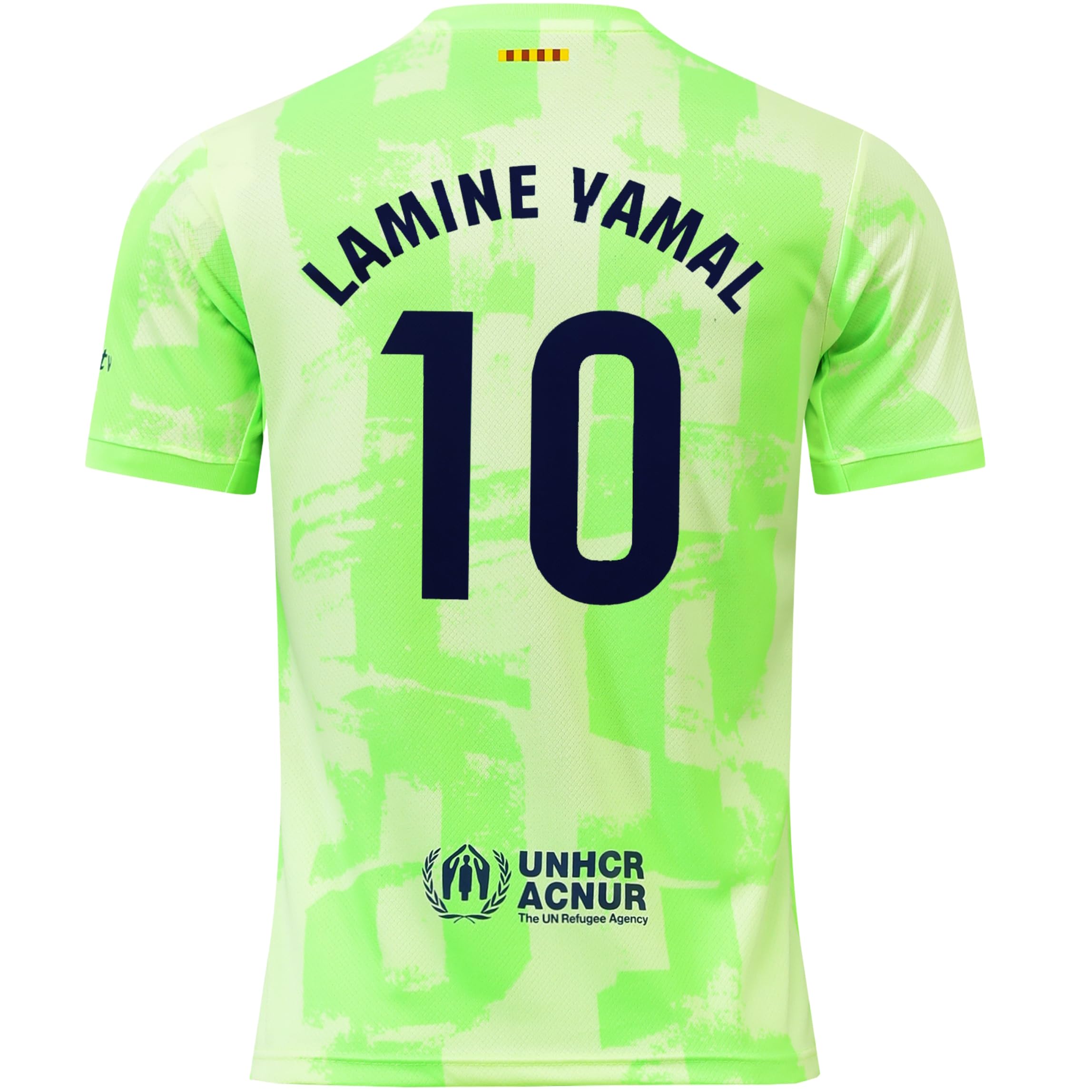 Yamal #10 Grün Third Trikot Shorts und Socken Kinder und Jugend Größe