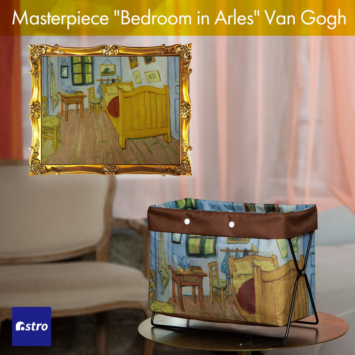 ASTRO　magazine ASTRO Collapsible Magazine Rack Holder, Floor Bedroom