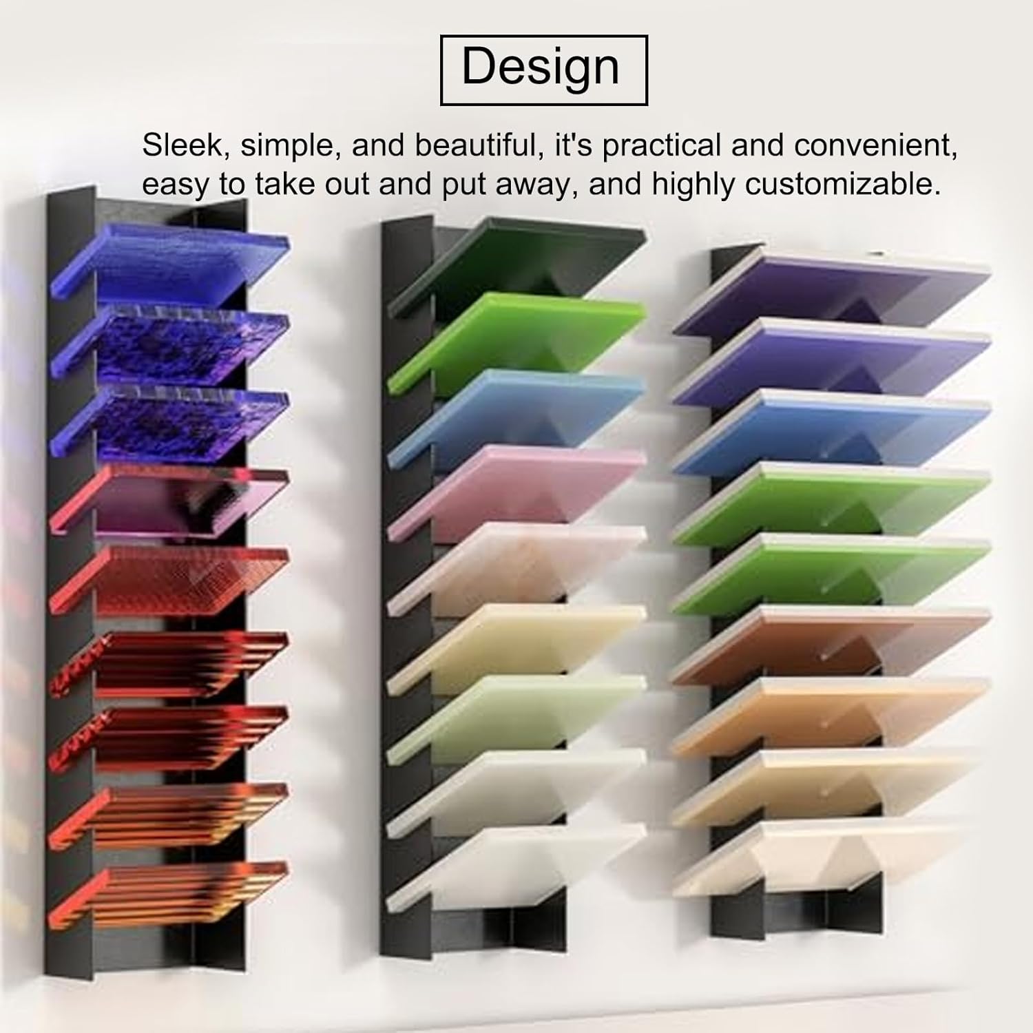 JHDXL Retail Display Rack for Tile, Building Material Swatch Sample Storage Holder, Large Sample Storage Rack, for Exhibition Hall Trade Show Vendor Events