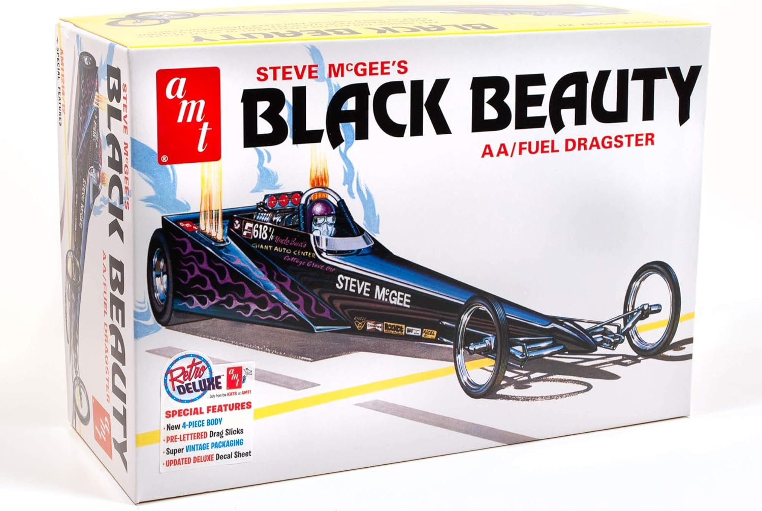 AMT Steve McGee Black Beauty Wedge Dragster 1:25 Scale Plastic Model Kit