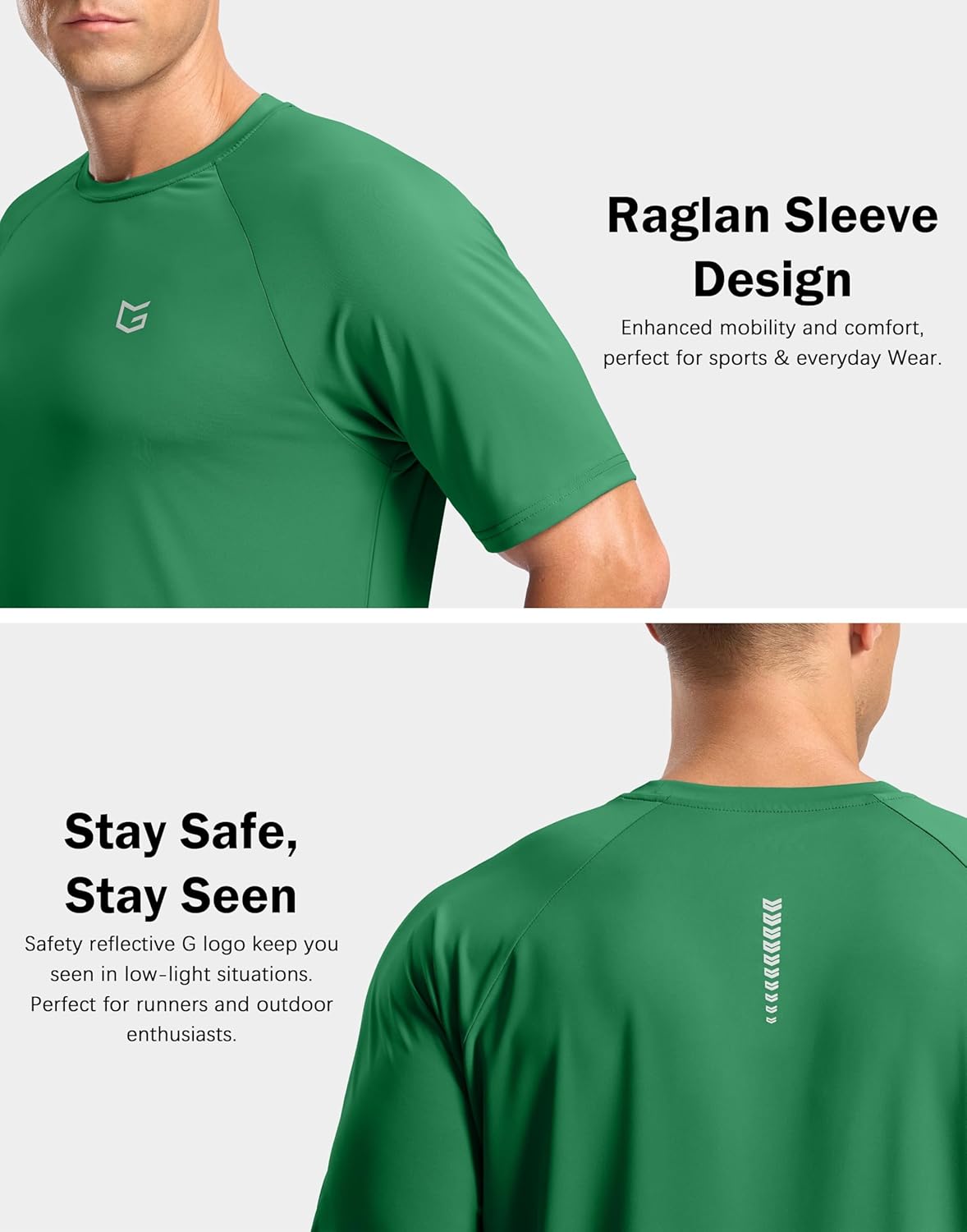 G Gradual Men's Athletic Workout T-Shirts Moisture Wicking Cooling Running Shirts Short Sleeve Performance Tee for Gym Tennis - Image 6