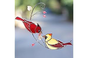 A Touch of Cardinal Grace: An Enchanting Sun Catcher for Your Home and Heart