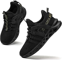 Kricely Boys Kids Trainers Boys Tennis Shoes Girls Running Walking Shoes School Gym Sports Trainers Breathable Lightweight Sneakers