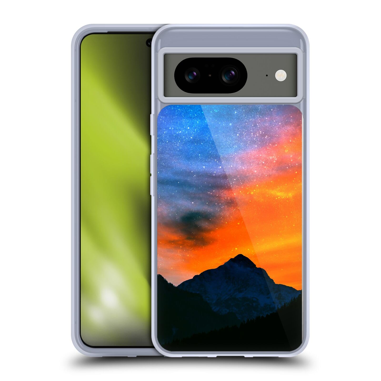 Head Case Designs Officially Licensed Patrik Lovrin Fantasy World at Mountains Dreams Vs Reality Soft Gel Case Compatible with Google Pixel 8