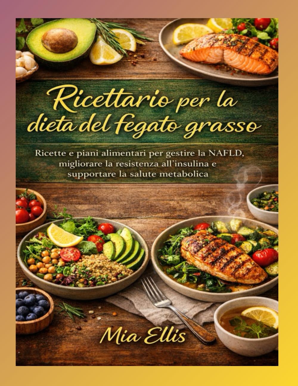 Ricettario per la dieta del fegato grasso: Ricette e piani alimentari per gestire la NAFLD, migliorare la resistenza all'insulina e supportare la salute metabolica