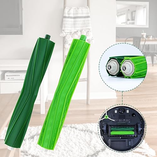 Miniatura 5 de 1 juego de cepillos de rodillo de repuesto compatibles con iRobot Roomba E & I & J Series, i7 i7+ i3 i3+ i6+ i8+ j7 j7Plus E5 E6 E7, accesorios de