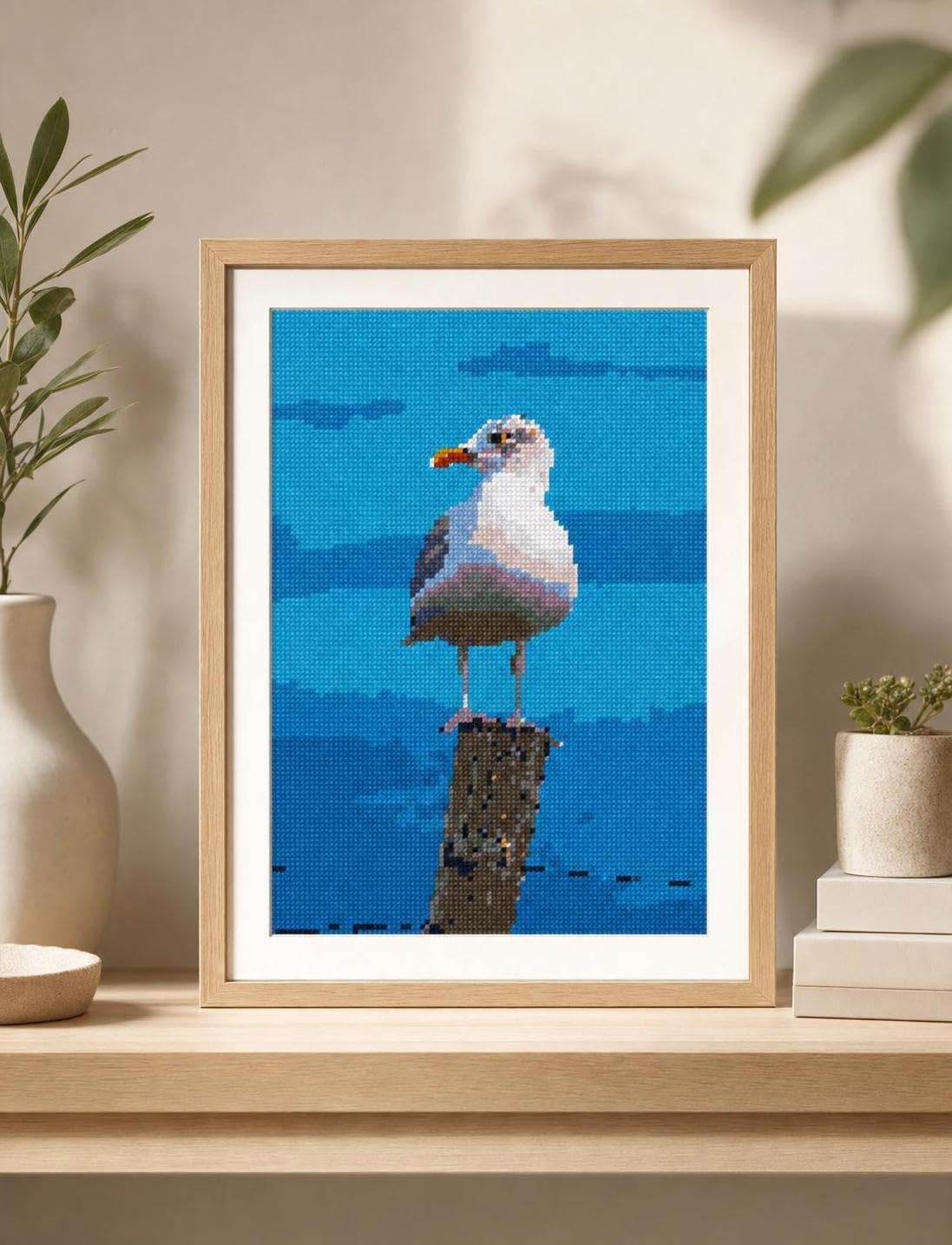 Pepita Needlepoint kit: Seagull Post, 7" x 10"